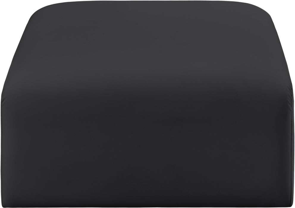 Arc - Faux Leather Ottoman