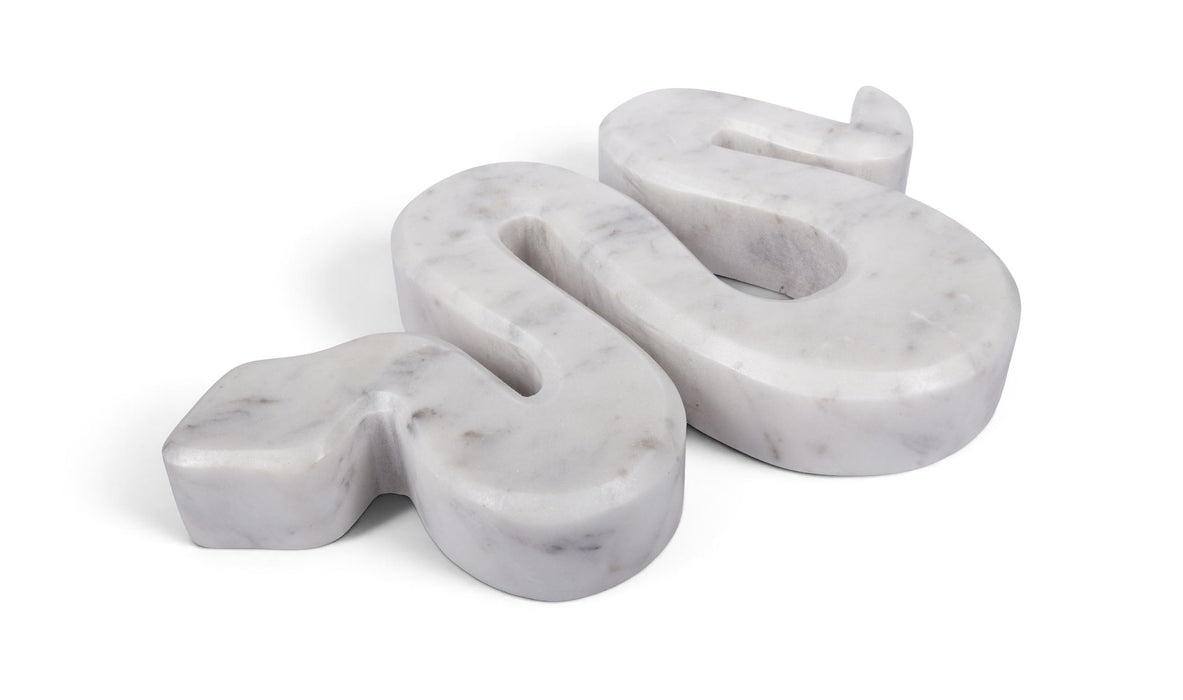 Asp - Genuine Marble Tabletop Object