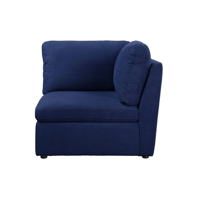 Crosby - Modular Wedge - Blue Fabric