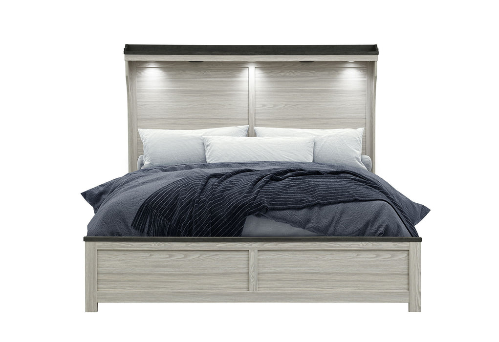 Ashley - Queen Panel Bed - Brown