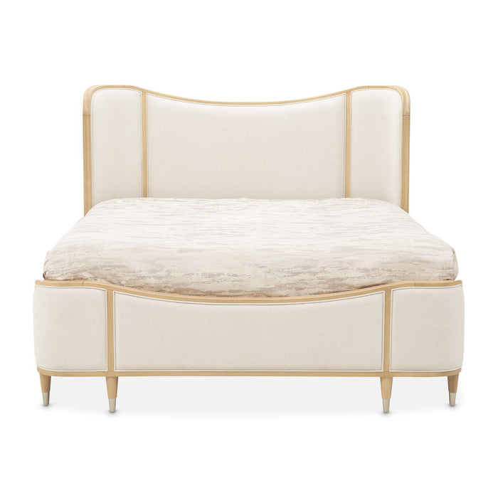 Camellia Field - Upholstered Panel Bed