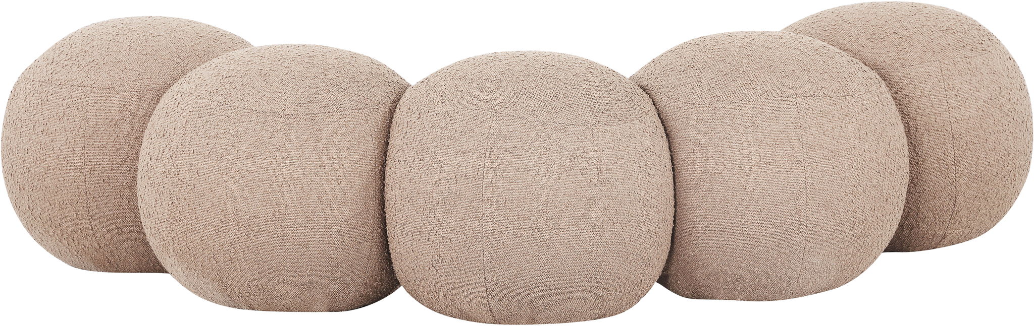 Apollo - Boucle Fabric Bench