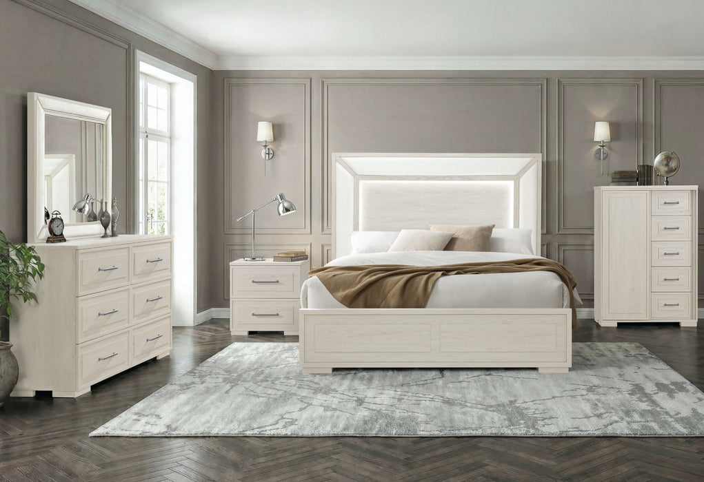 Clara - Nightstand - Beige