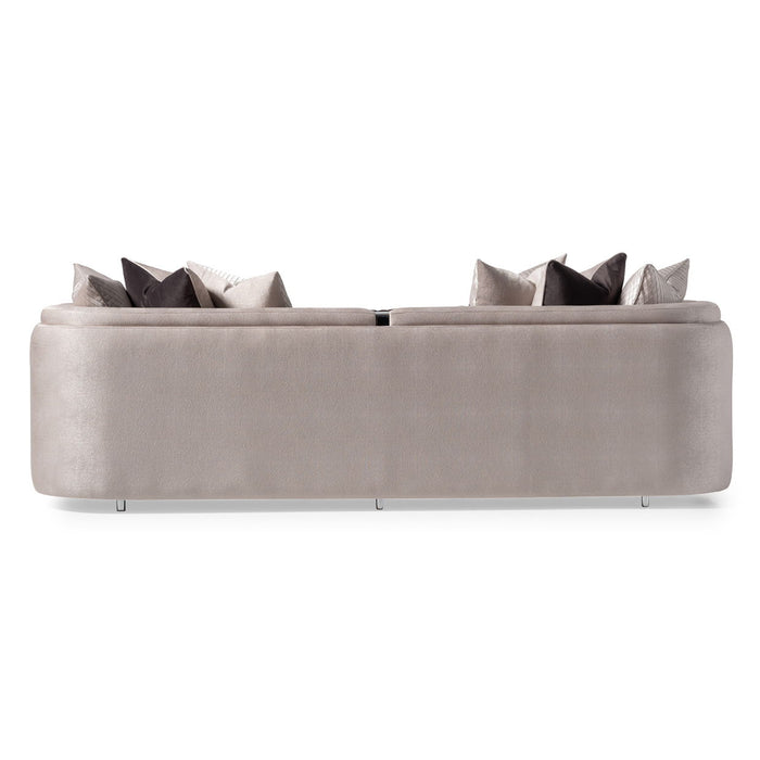 Carmela - Mansion Sofa - Zinc / Chrome