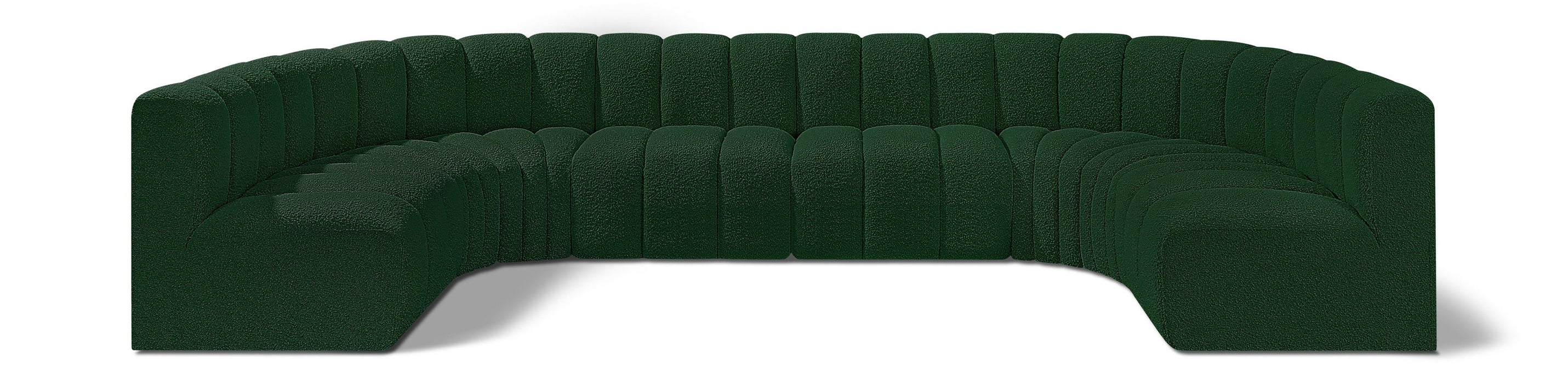 Arc - Boucle Fabric 8 Piece Modular Sofa