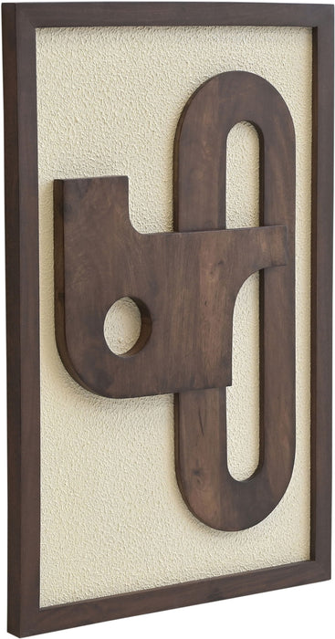 Arid - 4 Piece Two-Color Wall Art - Natural