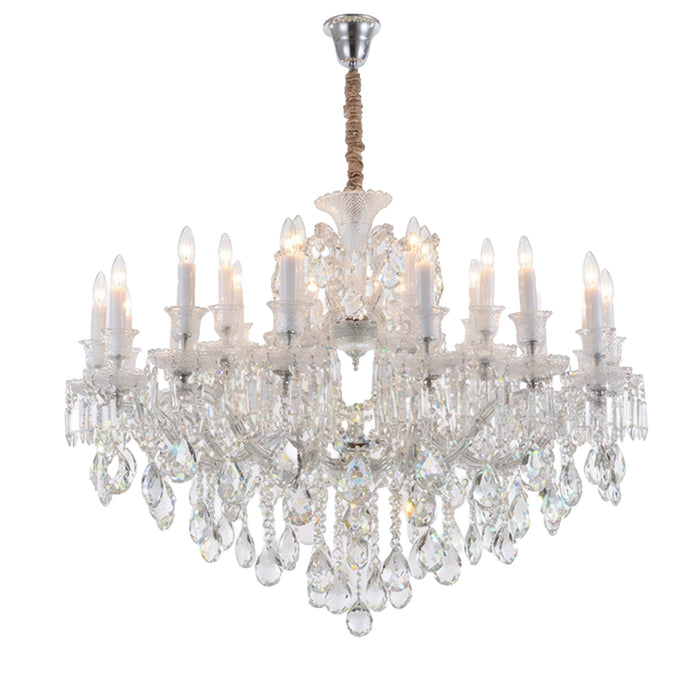Michael Amini Lighting - Chambord 25-Light Traditional Crystal Chandelier - Clear