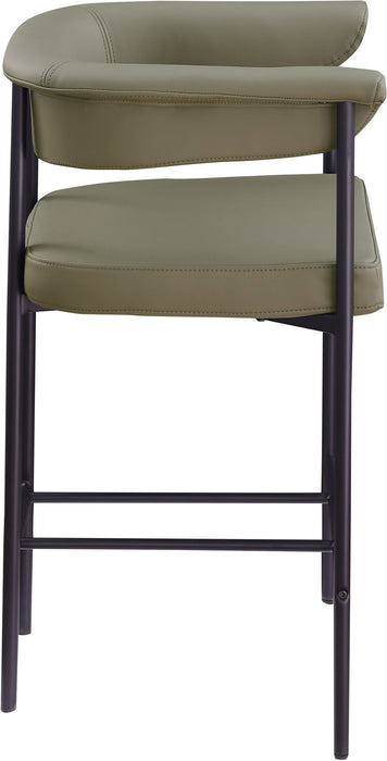 Malin - Faux Leather Counter Stool (Set of 2)