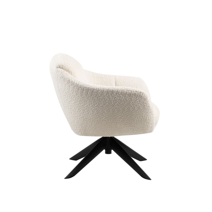 Fleming - Boucle Swivel Lounge Chair