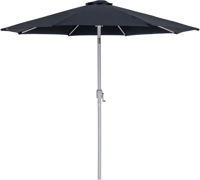 Fiji - Aluminum Patio Umbrella With Square Black And White Base