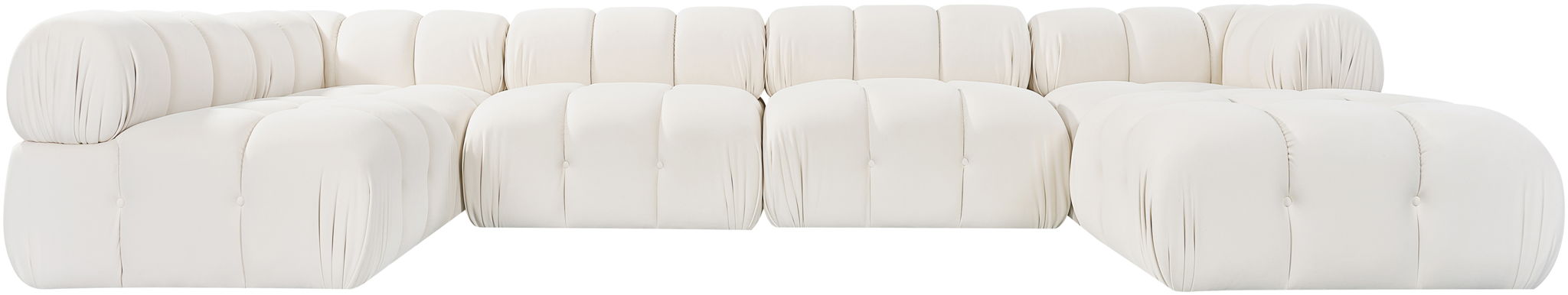 Orin - 6 Piece Modular Sectional (3 Modular Chairs, 2 Corner Chairs & Ottoman)