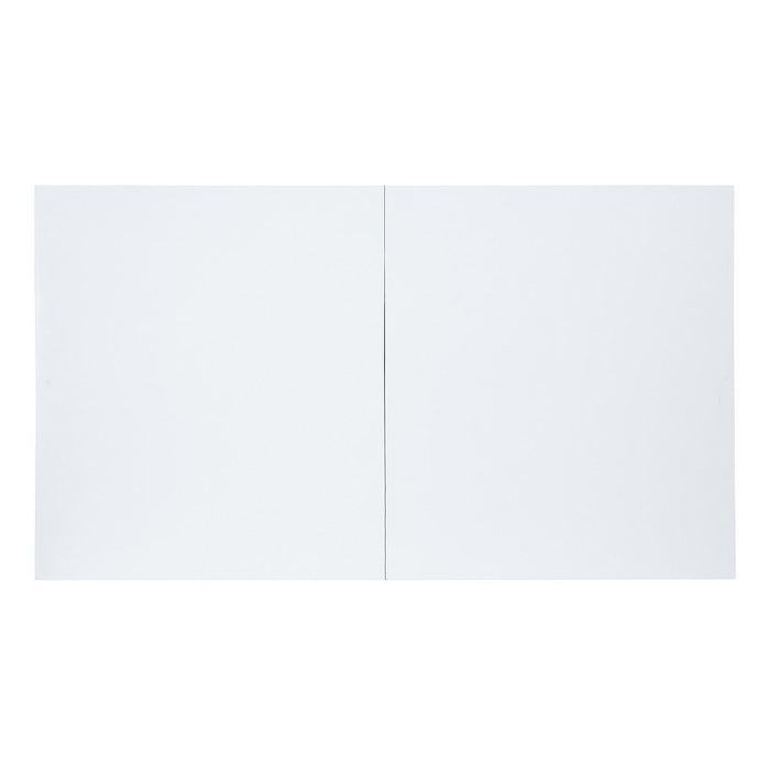 Gallegos - Dining Table With Leaf - White High Gloss