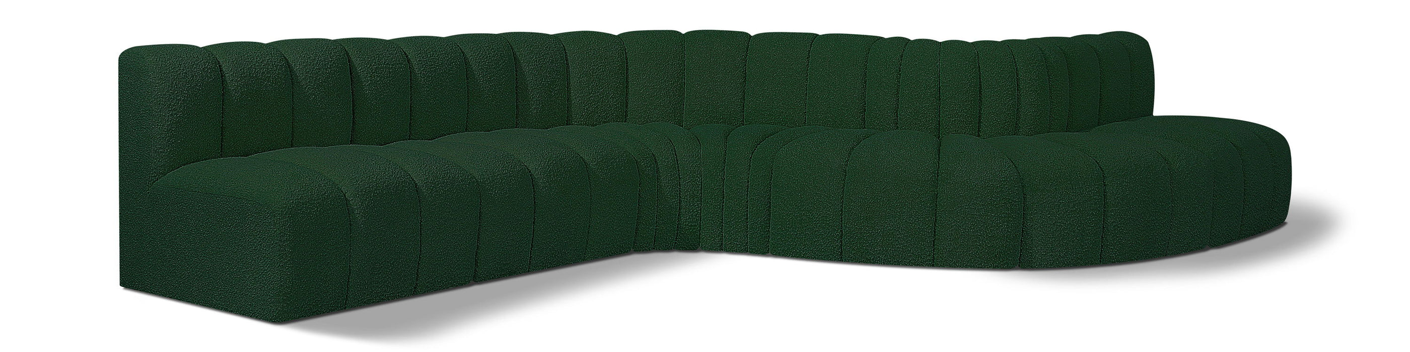 Arc - Boucle Fabric 7 Piece Modular Sofa
