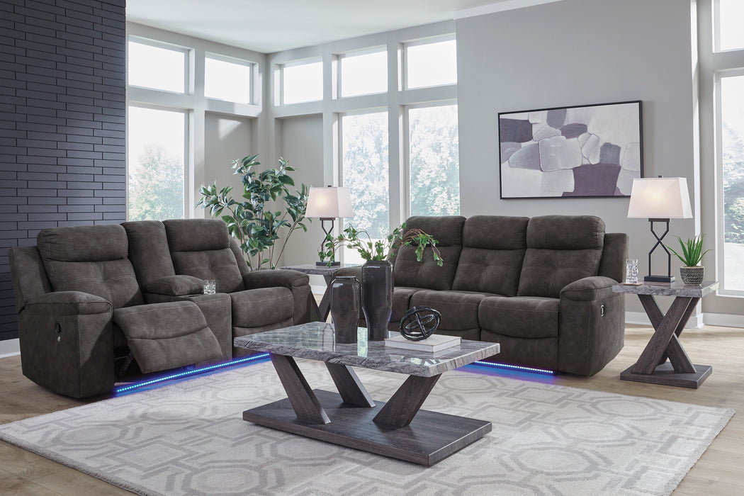 Brysonview Reclining Sofa & Loveseat with LED lighting