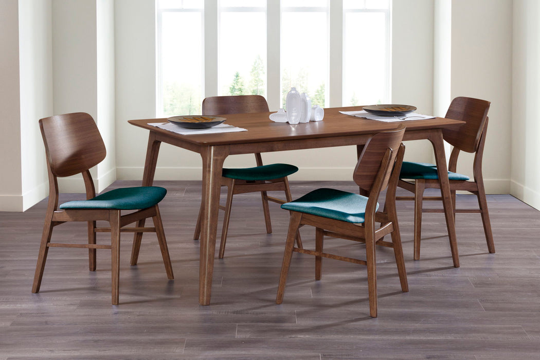 Oscar - 60" Dining Walnut Table Set