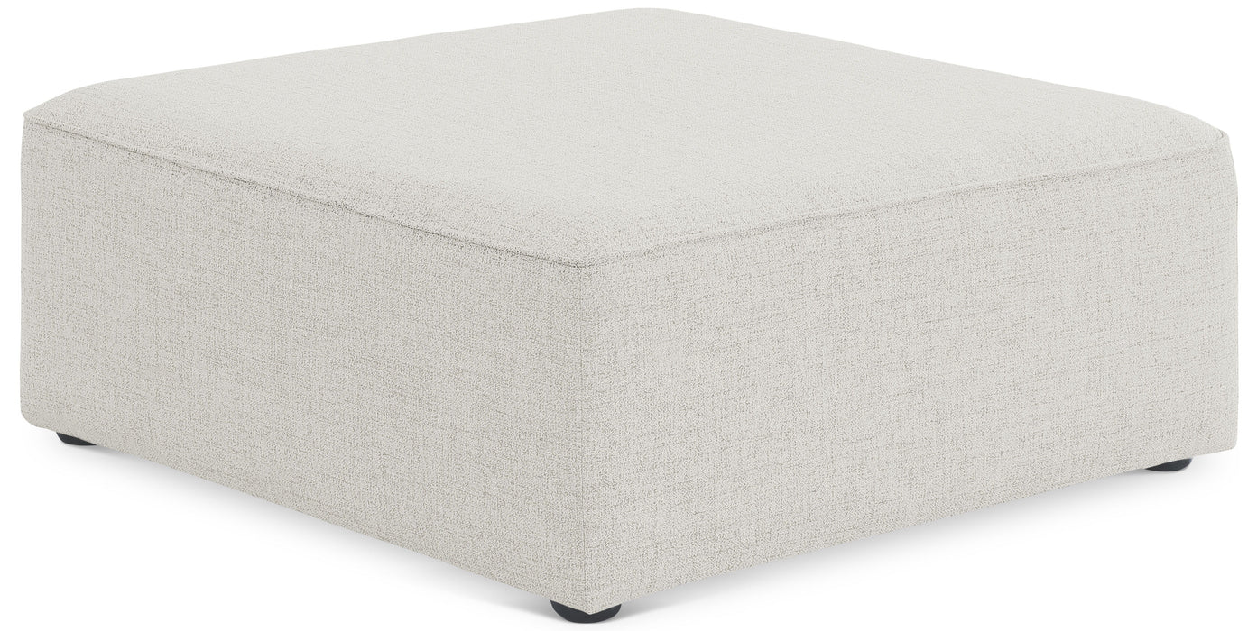 Cube - Linen Ottoman