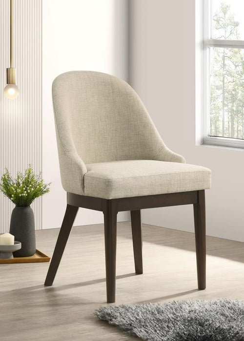 Reseda - Upholstered Dining Side Chair (Set of 2) - Beige