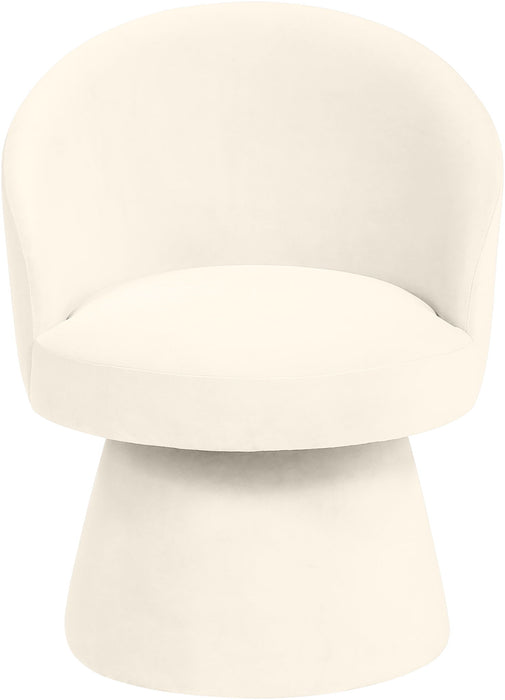 Selene - Upholstered Swivel Dining Chair