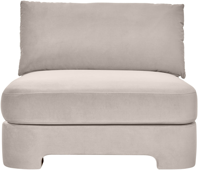 Hammond - Velvet Performance Fabric Upholstered Armless Chair