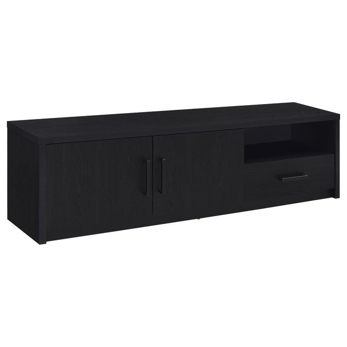 Murray - 70" 2-Door TV Stand Media Console - Black