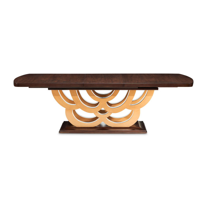 Camellia Field - Rectangular Pedestal Dining Table
