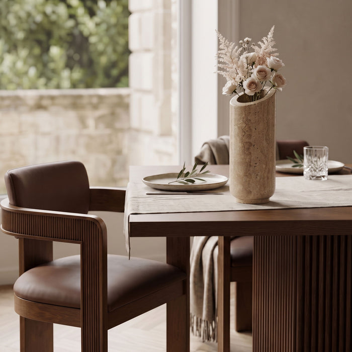 Lochlan - Travertine Vase