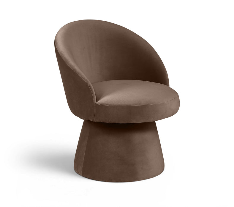 Selene - Upholstered Swivel Dining Chair