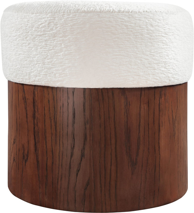 Nimes - Ottoman / Stool With Brown Base