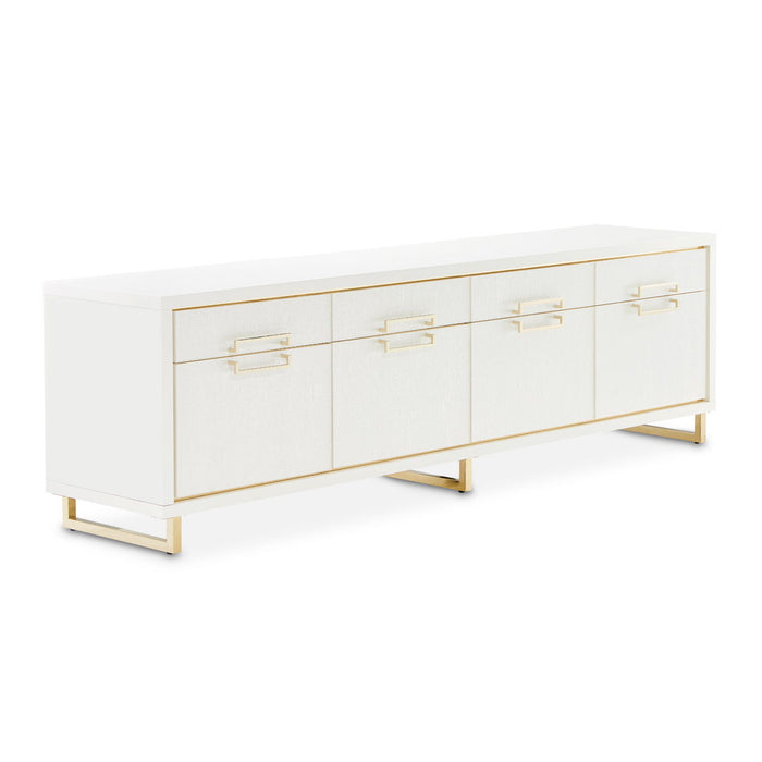 Palm Gate - Media Cabinet - Cloud White