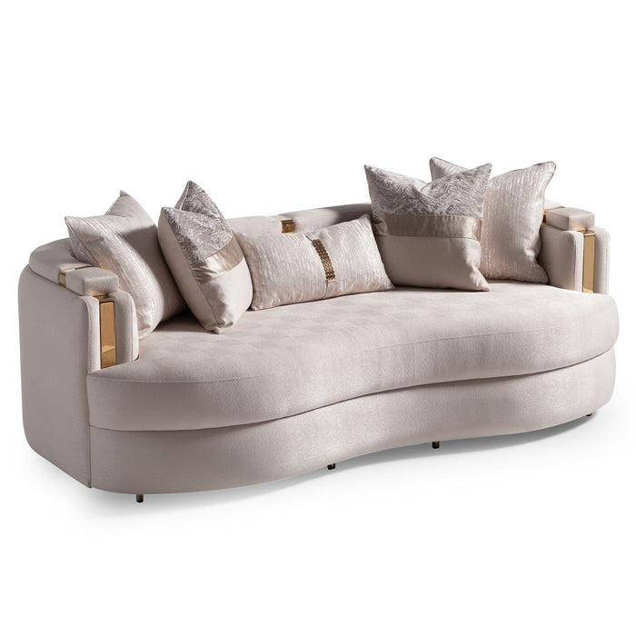 Carmela - Sofa - Almond / Gold