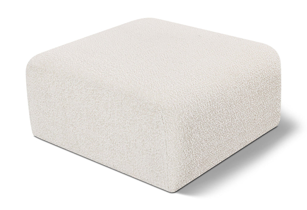 Arc - Boucle Fabric Ottoman