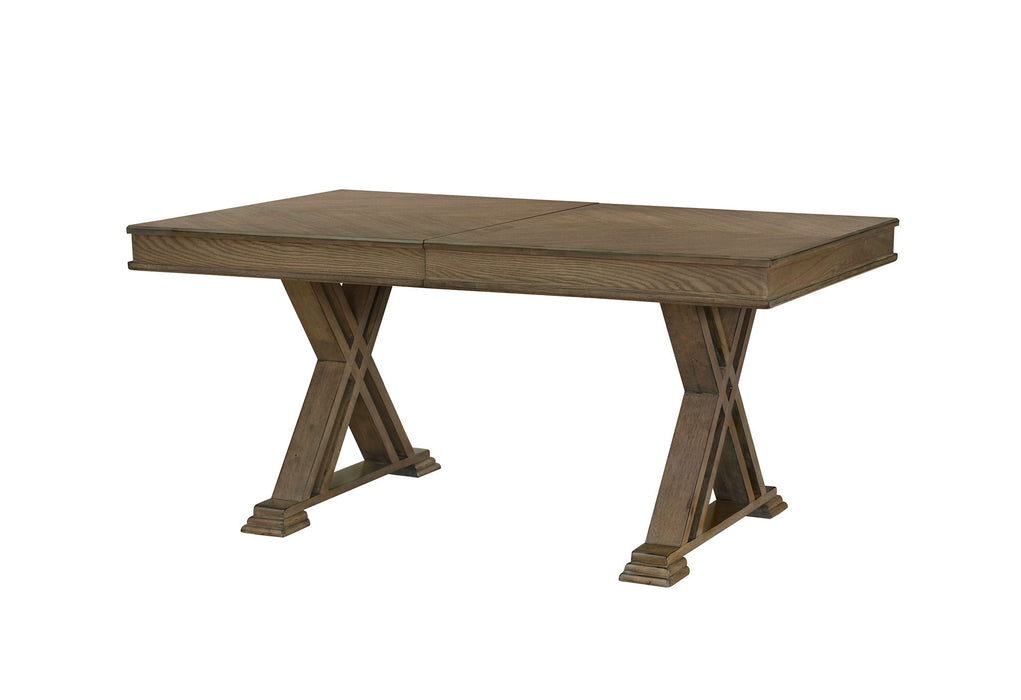 D2974 - Dining Table With Extensions - Dark Brown