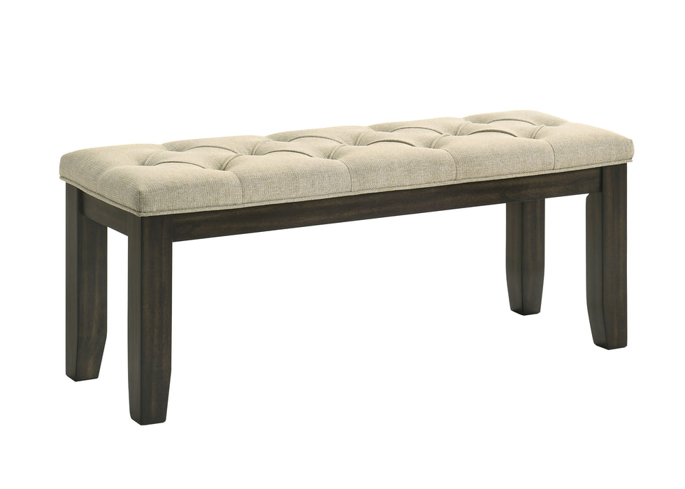 Herbert - Bench - Espresso / Beige
