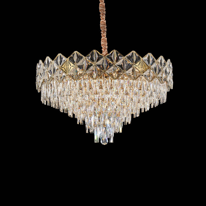 Michael Amini Lighting - Regalia 21-Light Crystal Chandelier - Gold