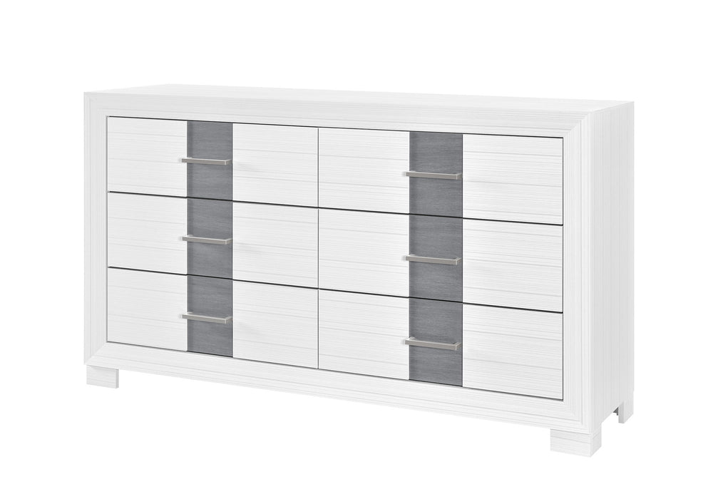 Optimus - Dresser - White / Gray