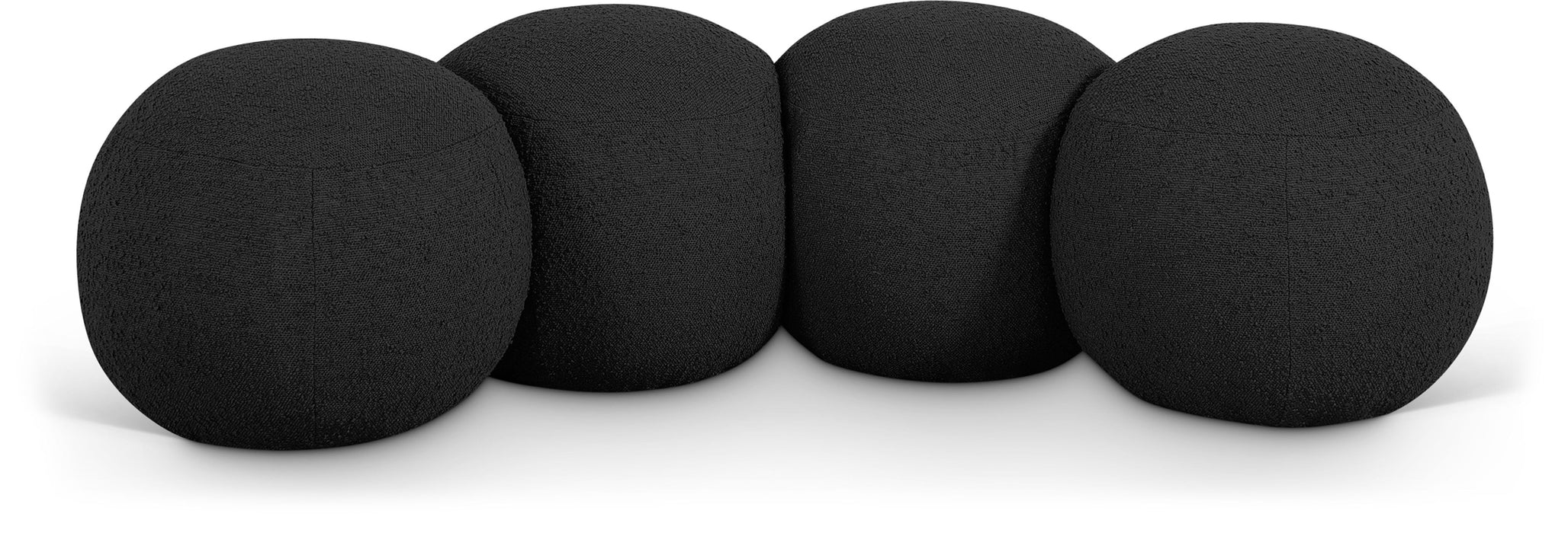 Apollo - Boucle Fabric Bench