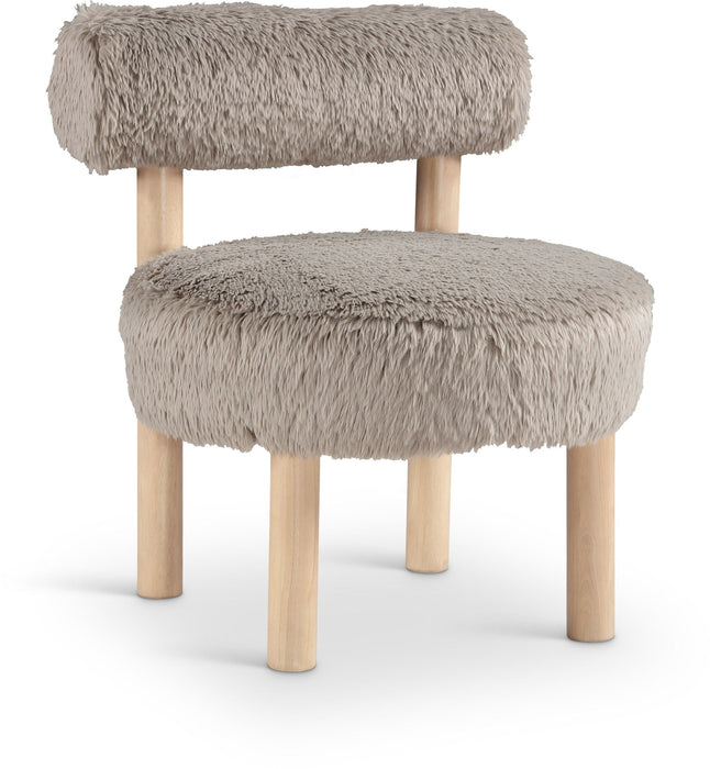 Ambre - Shearling Fabric Accent Chair