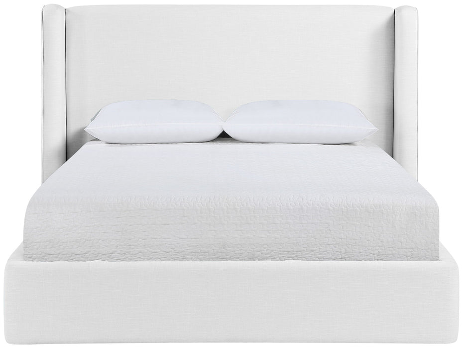 Kendall - Linen Textured Fabric Upholstered Bed