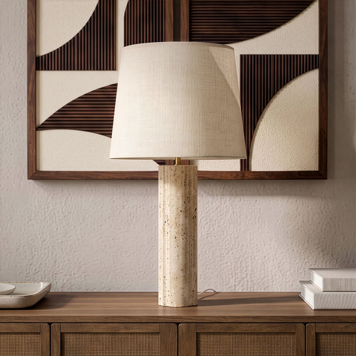 Orison - Linen Textured Fabric Table Lamp