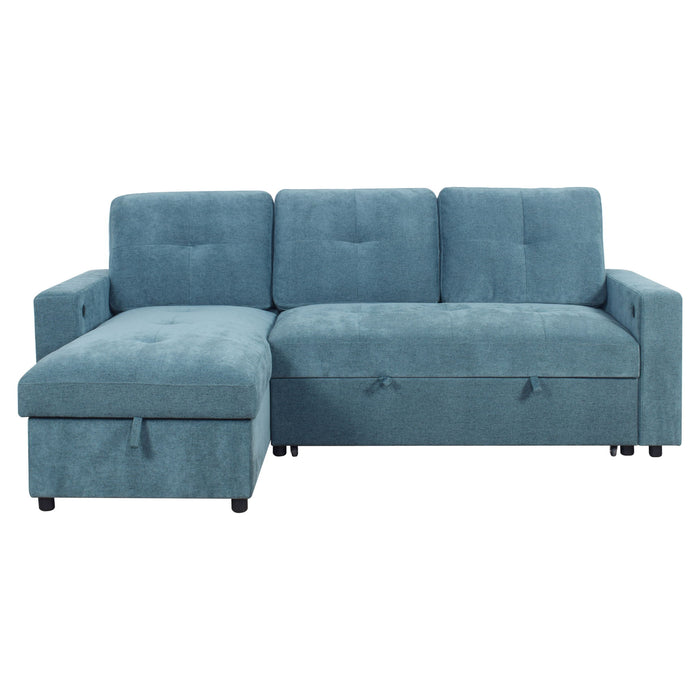Greer - 2 Pieces LAF Sofa/Chaise - Green