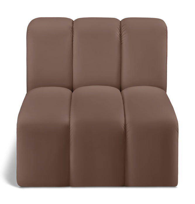 Arc - Faux Leather Straight Chair