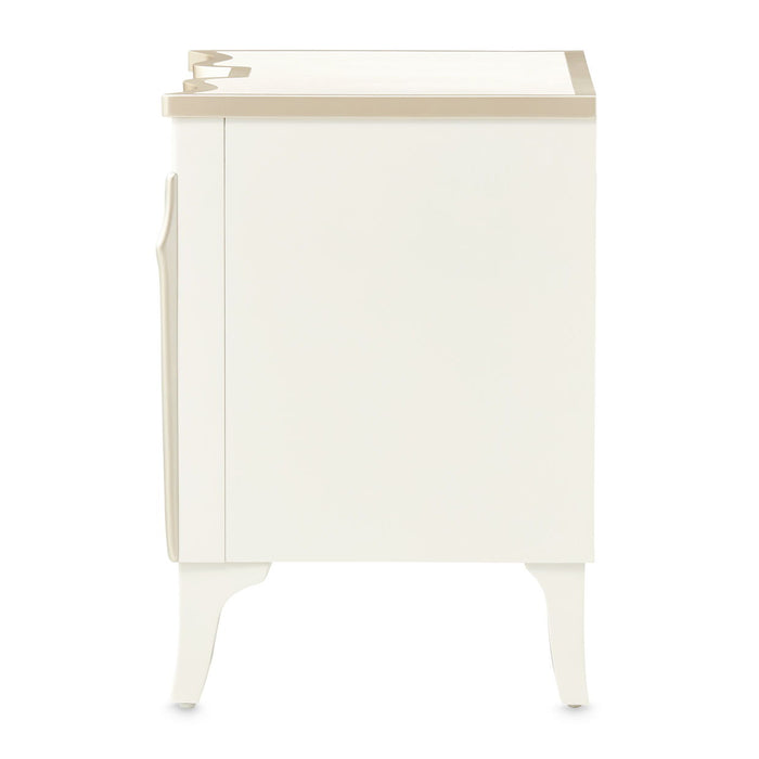 La Marisia - Nightstand - Creamy Pearl