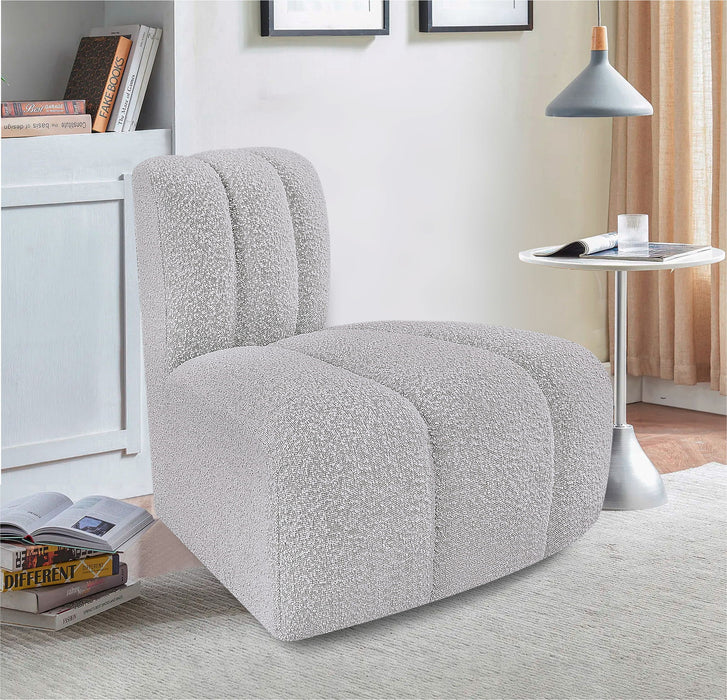 Arc - Boucle Fabric Reverse Corner