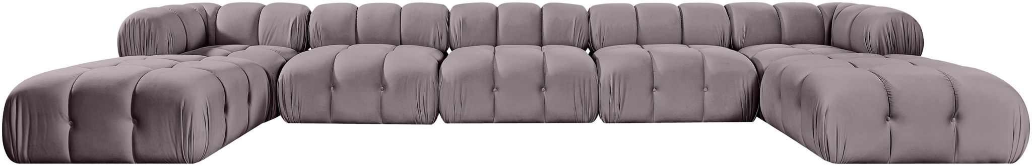 Orin - 7 Piece Modular Sectional (3 Modular Chairs, 2 Corner Chairs & 2 Ottomans)