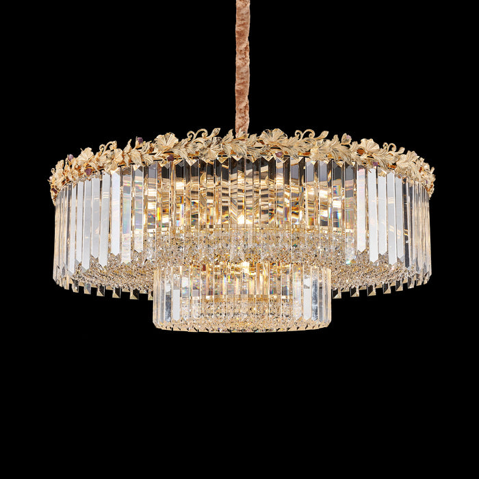 Marquise - 28-Light Round Chandelier - Gold