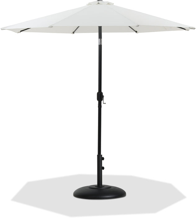 Fiji - Aluminum Patio Umbrella With Round Black Base