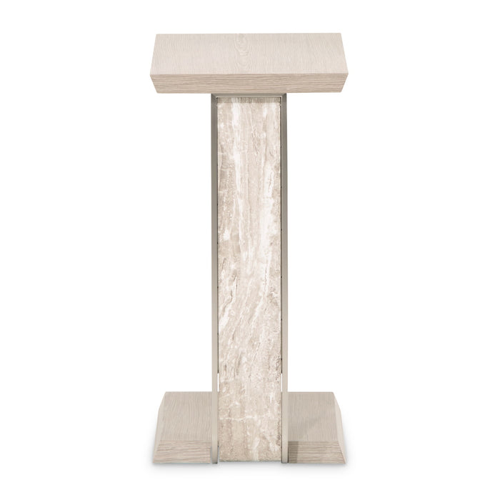 Lotus Bay - C-Shaped Accent Table - Sand