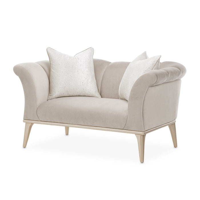 Yvette - Chair And A Half - Porcini / Medium Champagne
