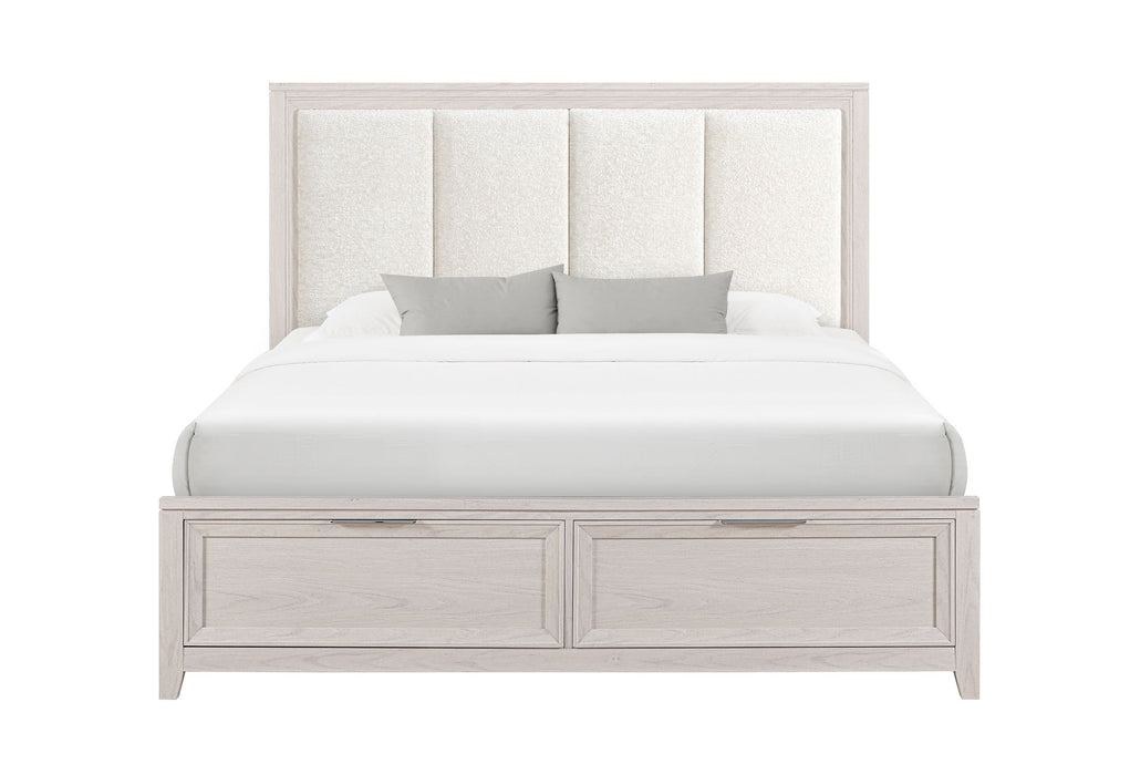 Mariah - King Bed - Beige