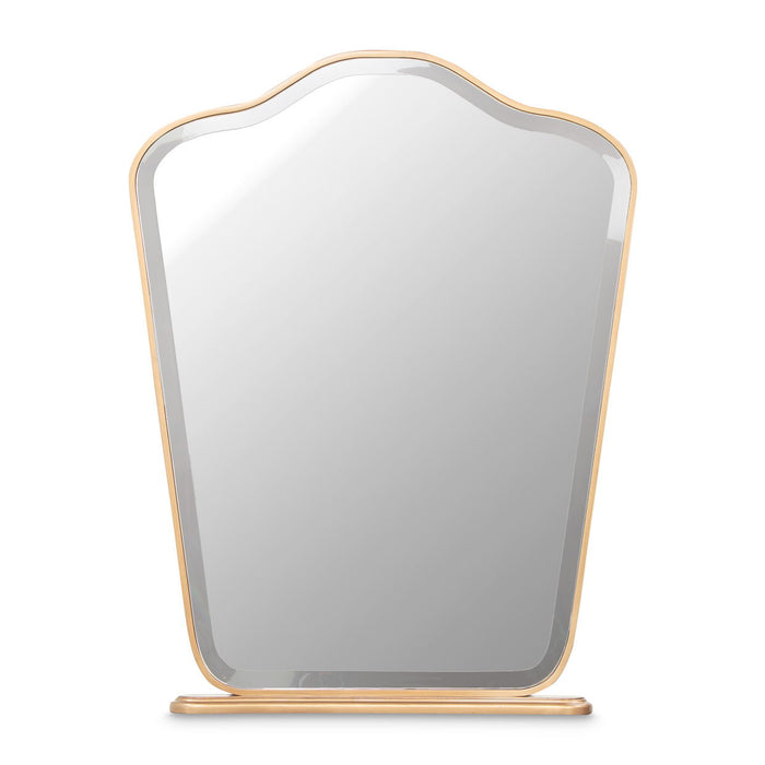 Camellia Field - Vanity Mirror - Gold